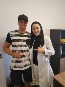 Alexandre ganhou 5 kg de massa muscular