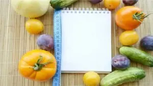 imagem de um modelo de diario alimentar