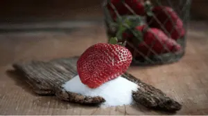 morango com açúcar