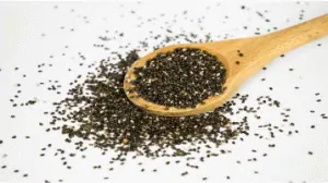Filé de peixe empanado com semente chia