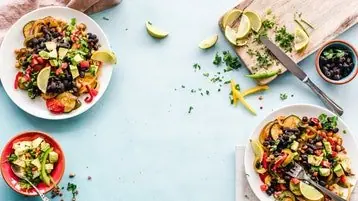 frutas, salada virar vegetariano