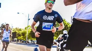Atleta correndo