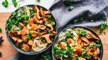 salada, tofu