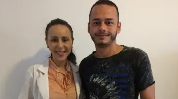 Renan Cardoso, paciente da Tainá Carvalho