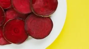 rodelas de beterraba
