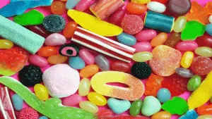 imagem de balas e doces