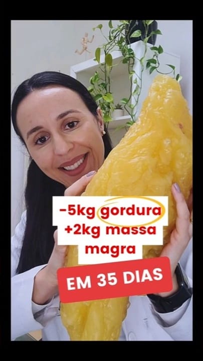 Vídeo: −5 kg de gordura e +2,5 kg de massa magra em 35 dias